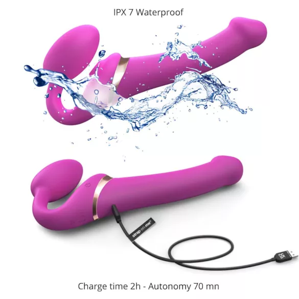 Strap-on-me S - Attachable Airwave Vibrator (Pink)