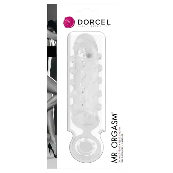 Dorcel Mr Orgasm - Beaded Penis Sleeve (Clear)