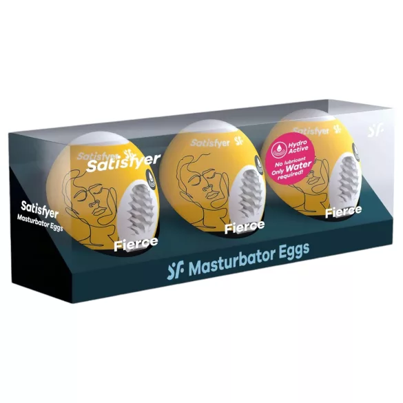 Satisfyer Egg Fierce - Set of 3 Egg Masturbators