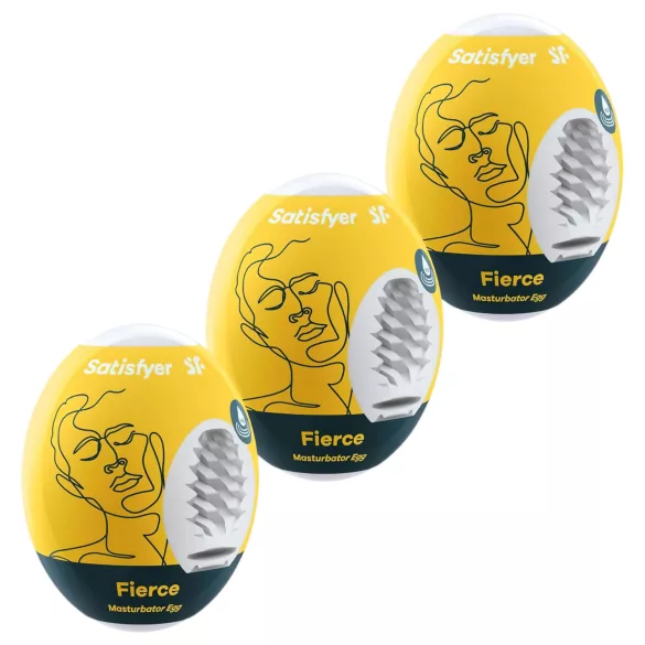 Satisfyer Egg Fierce - Set of 3 Egg Masturbators