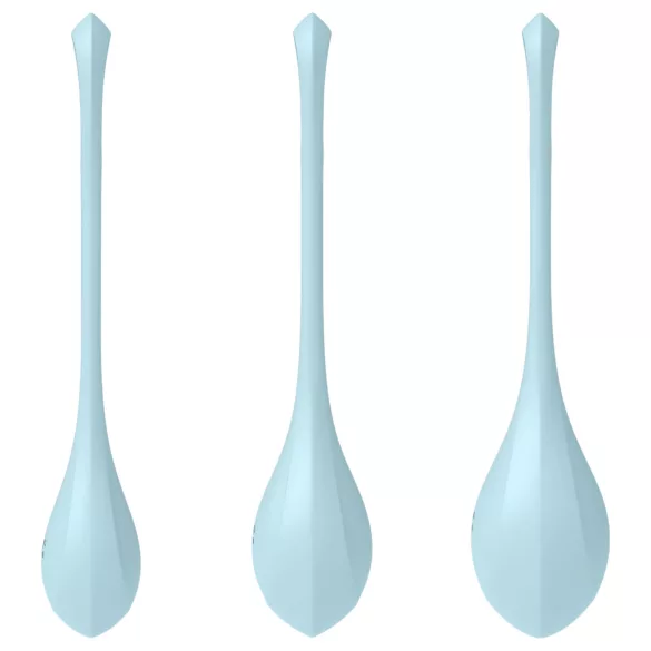 Satisfyer Yoni Power 2 - Geisha Ball Set - Blue (3 Piece Set)