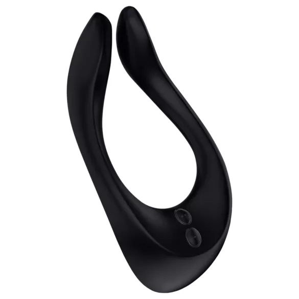 Satisfyer Endless Joy - rechargeable, waterproof couples vibrator (black)