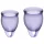 Satisfyer Feel Confident - Menstrual Cup Set (Purple)