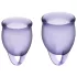 Satisfyer Feel Confident - Menstrual Cup Set (Purple)