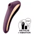 Satisfyer Dual Kiss - 2-in-1 vaginal and clitoral vibrator (purple)