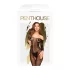Penthouse Dreamy Diva - Zigzag Carmen Jumpsuit (Black)