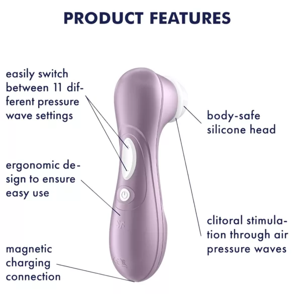 Satisfyer Pro 2 Gen2 - rechargeable clitoral stimulator (violet)