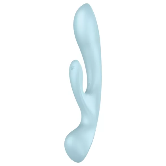 Satisfyer Triple Oh - rechargeable clitoral arm vibrator (blue)