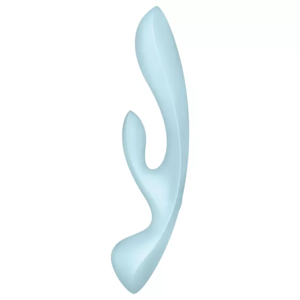 Satisfyer Triple Oh - rechargeable clitoral arm vibrator (blue)
