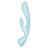 Satisfyer Triple Oh - rechargeable clitoral arm vibrator (blue)