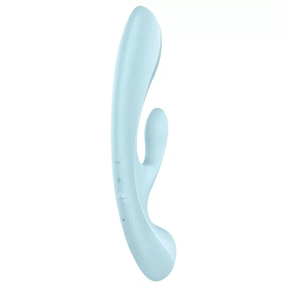 Satisfyer Triple Oh - rechargeable clitoral arm vibrator (blue)