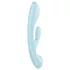 Satisfyer Triple Oh - rechargeable clitoral arm vibrator (blue)