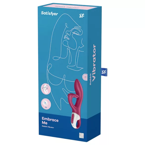 Satisfyer Embrace Me - rechargeable vibrator with clitoral arm (red)