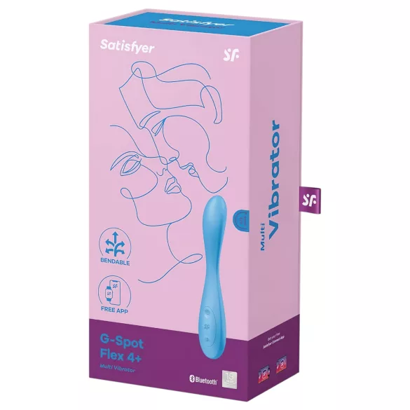 Satisfyer G-spot Flex 4 - App-controlled G-spot vibrator (turquoise)