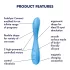 Satisfyer G-spot Flex 4 - App-controlled G-spot vibrator (turquoise)