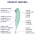 Satisfyer Twirling Pro - App-controlled clitoral vibrator (mint)