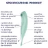 Satisfyer Twirling Pro - App-controlled clitoral vibrator (mint)