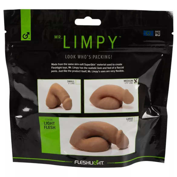 Fleshlight - Mr Limpy - medium realistic dildo (flesh-coloured)