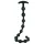 Black Velvets - beaded anal dildo (black)