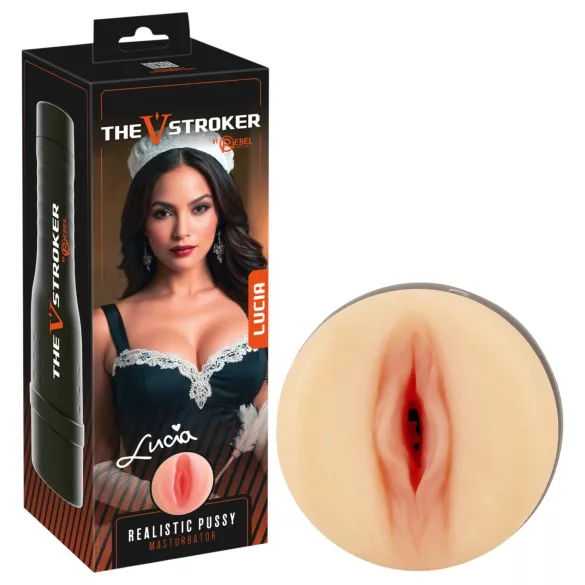Rebel The V-Stroker Lucia - lifelike vagina masturbator (flesh-coloured)