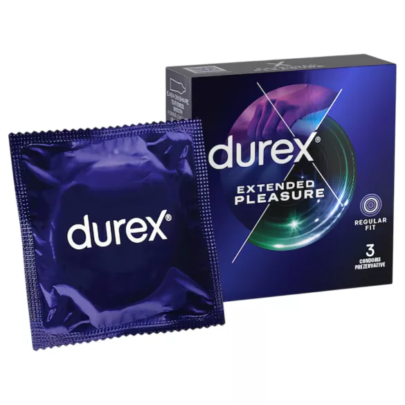 Durex Extended Pleasure - delay-effect condoms - 56mm (3 pcs)