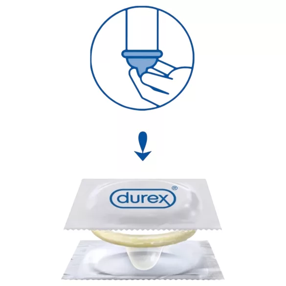 Durex Nude Close Fit - thin condoms (pack of 10)