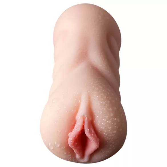 Lonely 2-in-1 - artificial vagina and artificial mouth masturbator (natural)