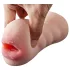 Lonely 2-in-1 - artificial vagina and artificial mouth masturbator (natural)