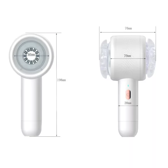 Lonely Space - Rechargeable Up-and-Down Pleasure Device (White)