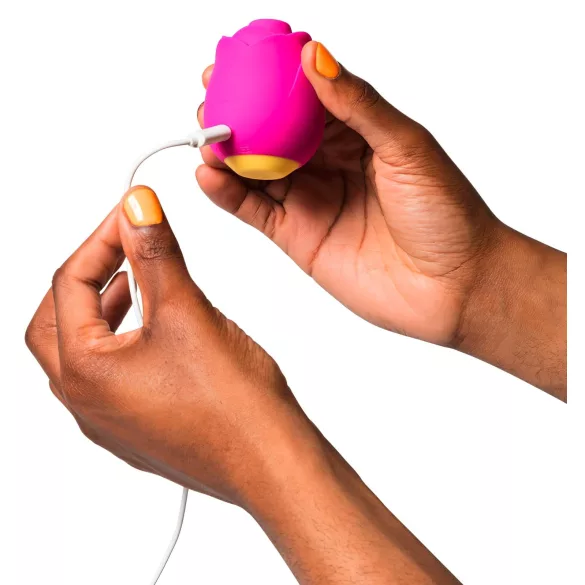 ROMP Rose - Air Pulse Rose Vibrator (Pink)