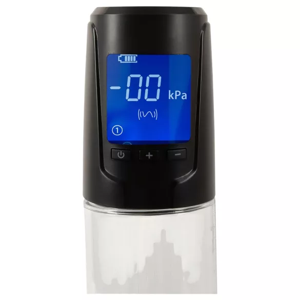Mister Boner - rechargeable automatic penis pump (black-transparent)
