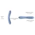 Svakom Ava Neo - smart app-controlled thrusting G-spot vibrator (blue)