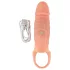 Realistixxx - Natural Vibrating Penis Sleeve with Stimulation Ring