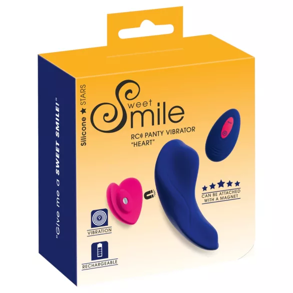 Smile RC Panty - wearable remote‑controlled knicker vibrator (blue)