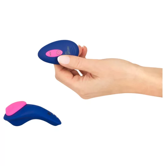 Smile RC Panty - wearable remote‑controlled knicker vibrator (blue)