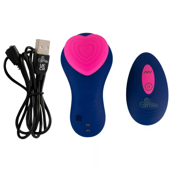 Smile RC Panty - wearable remote‑controlled knicker vibrator (blue)