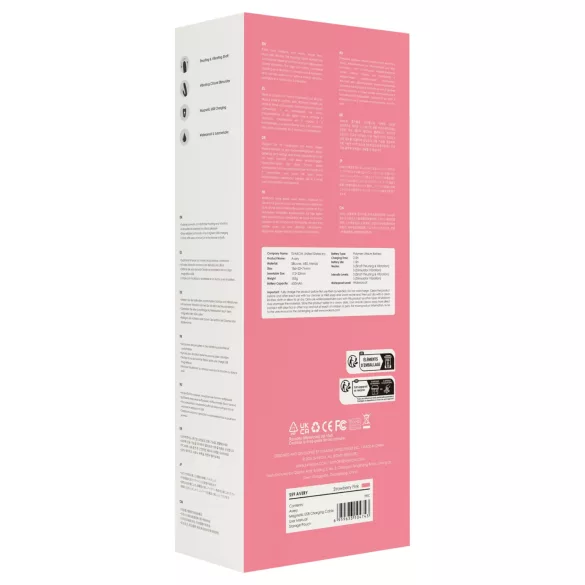 Svakom Avery - Rechargeable Thrusting Clitoral Vibrator (Pink)