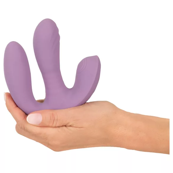 Beau Coeur Mireva - Triple Arm Remote-Controlled Vibrator (Purple)