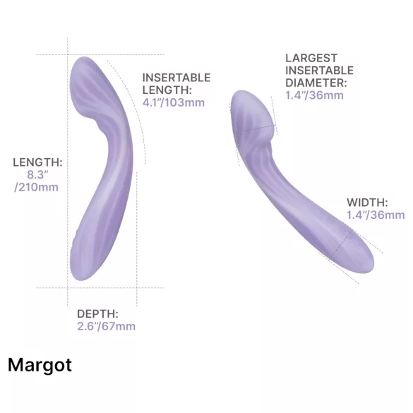 Svakom Margot - 2‑motor G-spot vibrator (purple)