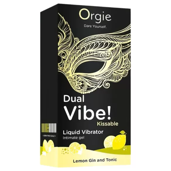 Orgie Dual Vibe - unisex liquid vibrator - Gin & Tonic (15 ml)