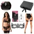 Obsessive Wonderia - Lingerie Gift Box Set - 6 Pieces (Black) - L/XL