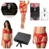 Obsessive Aloisa - Lingerie Gift Set - 6 Pieces (Red) - L/XL