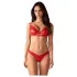 Obsessive Aloisa - Lingerie Gift Set - 6 Pieces (Red) - L/XL