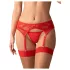 Obsessive Aloisa - Lingerie Gift Set - 6 Pieces (Red) - L/XL