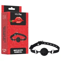 Wild Play - Silicone Mouth Gag (Black)