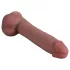 Erospace Natural Play - silicone dildo 24 cm (flesh-coloured)