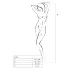 Passion BS024 - heart‑shaped black fishnet mesh set (S-L)