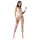 Passion BS058 - open white fishnet bodystocking (S-L)