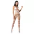 Passion BS058 - open white fishnet bodystocking (S-L)
