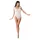 Passion BS064 - open white fishnet bodysuit (S-L)